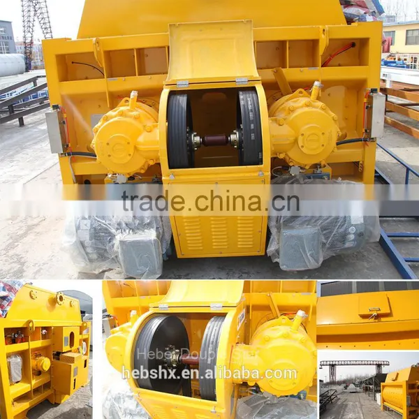 Self Loading Heavy Duty JS3000 Concrete Mixer Price photo-5