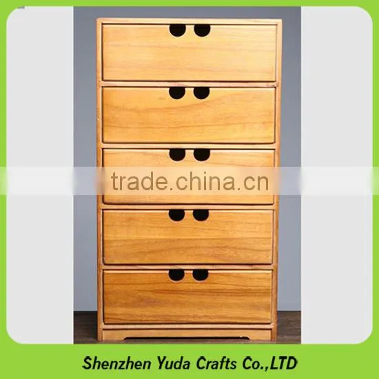 Home Used Desktop MDF Containers Set of Wooden Drawer Box photo-6