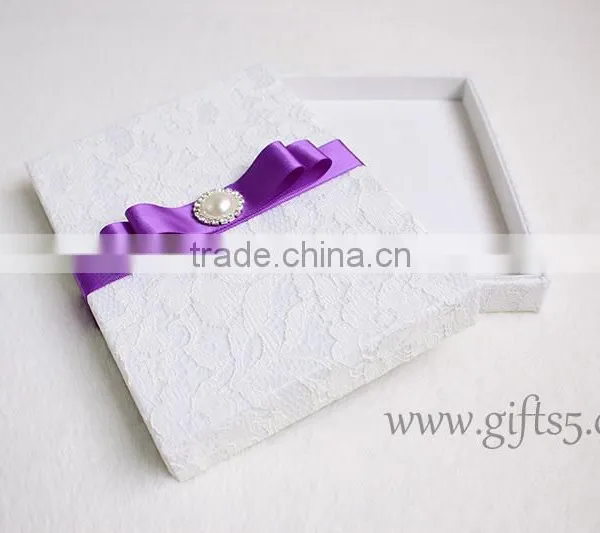 Handmade Luxury Wedding Invitation Box With Lid photo-4
