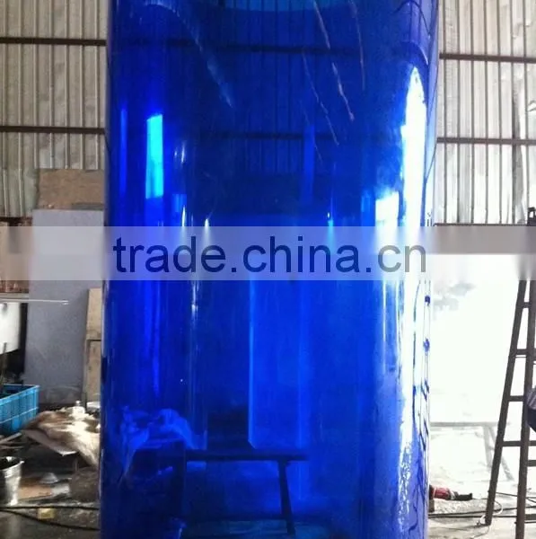 Large Clear Plastic Round New Material Aquariums photo-3