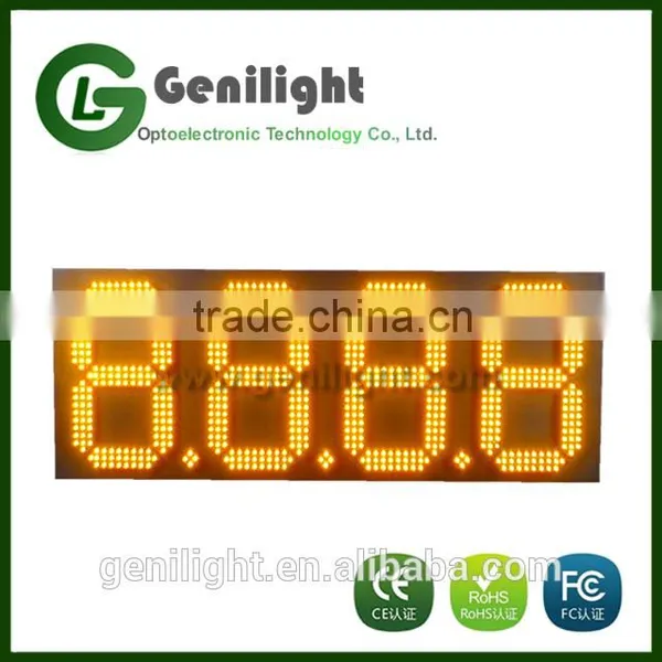 LED Gas Price Sign 18''7 Segment 4 Digits/led Numeric Display Electric Gas Price Sign Display photo-3