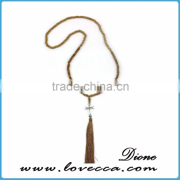 Personalized Customized Wholesale Fashion Yellow Tassel Pendant Necklace photo-5