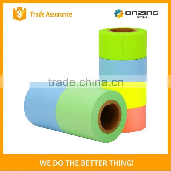 Full Area Self-adhesive Glue 75gsm Color Paper Sticky Roller photo-3