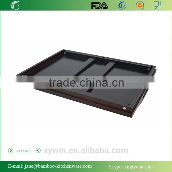 Natural Bamboo Adjustable Breadfast Tray With Legs photo-4