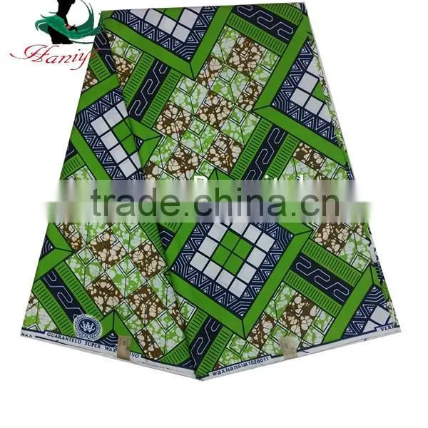 SMRC-13 Super Real Cotton Wax Fabric Hot Selling African Wax Printed Fabric photo-4