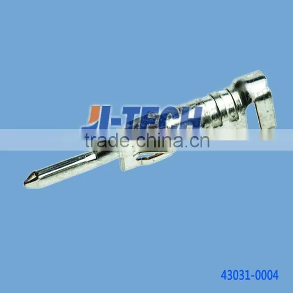 Crimp Terminal Male 43031series Connector Molex 4 Pin Connector 43031-0004 With Tin Plated Tin/Brass Alloy Contact 26-30 AWG photo-3