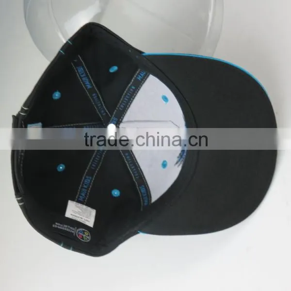 Round Flat Brim Snapback Hats for Children photo-4