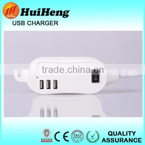 5A Factory Price 6 Port Usb Desktop Wall Charger Super Capacitor Portable Travel Charger