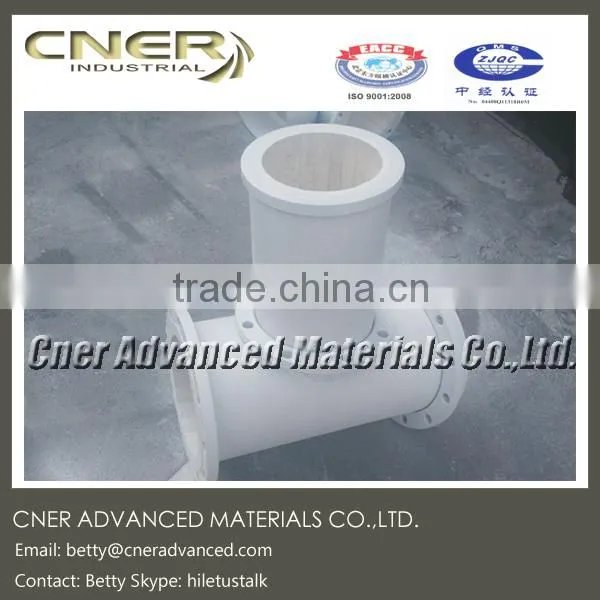 High Alumina Ceramic Lined Three Links, Alumina Ceramic Lined Multi-way Tubes photo-3