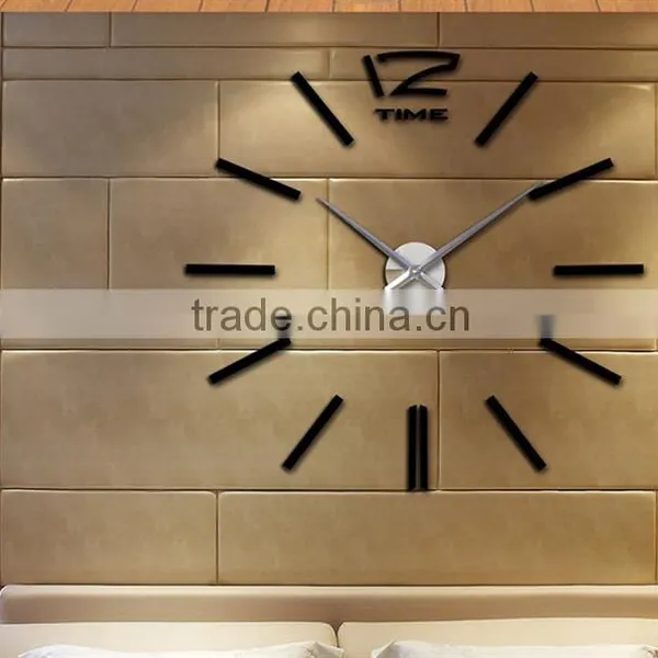 120cm Diameter 3D EVA Wall Sticker Clock Promotion Gift Modern Design Art Clock! photo-4