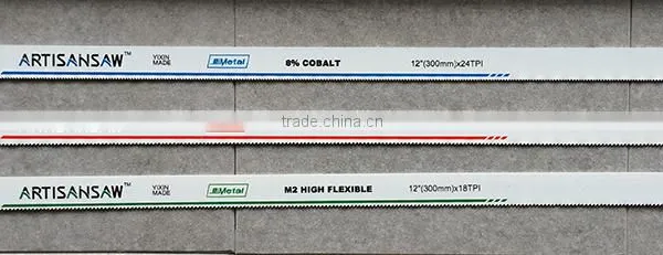 Top Quality Flexible 50CRV-Bimetal Steel Hand Saw 12" 24T Hacksaw Blades photo-5