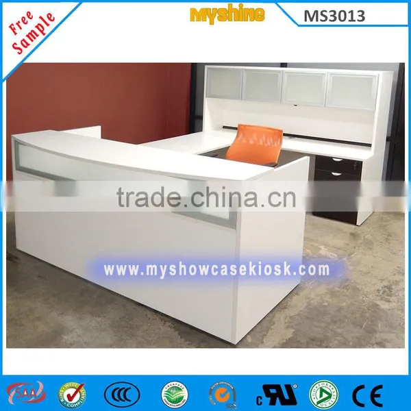 Modern Office Furniture Small Salon Office Reception Desk for Sale photo-3
