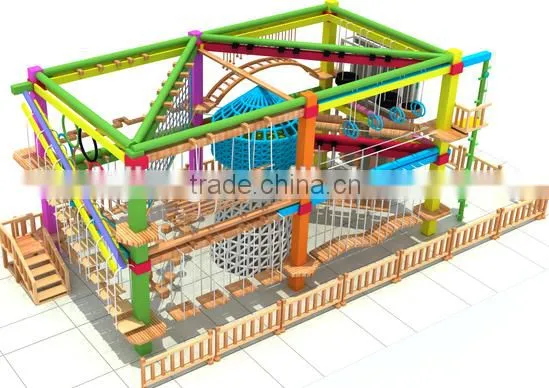 Kids And Teenage Outdoor Playground Multi-function Project Element Rope Course photo-4