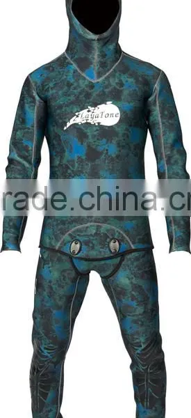 Camoflag Neoprene Pattern Spearfishing Fishing Wetsuits photo-3