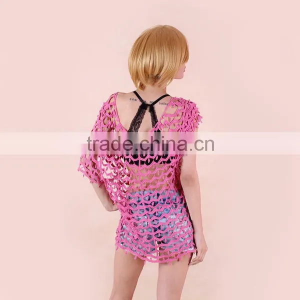 Wholesale Short Sleeve Sexy Lace Garment photo-3
