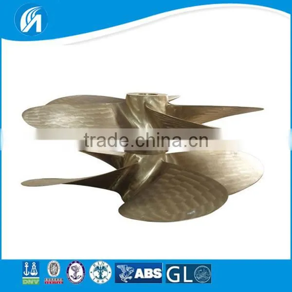 Marine bronze fixed pitch propeller