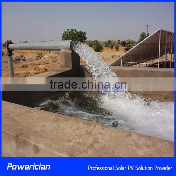Powerician 1500W AC Solar Pumping System Solution Flow 3CBM/ h Head Lift 90m Agriculture Solar Irrigation System NO. AK3-91-1K5 photo-2
