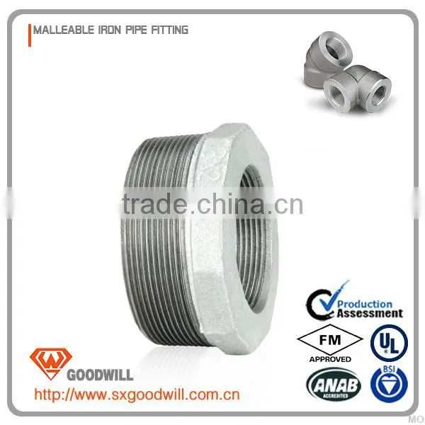 Hot Dipped Galvanized Malleable Iron Pipe Fittings du Bushing photo-2