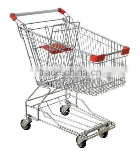 German Style Supermarket Metal Play Shopping Carts photo-4