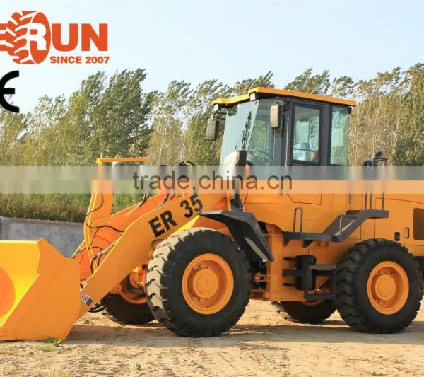 Qingdao Everun Brand 3.0 Ton Wheel Type Front End Loader With Tipping Cabin photo-6