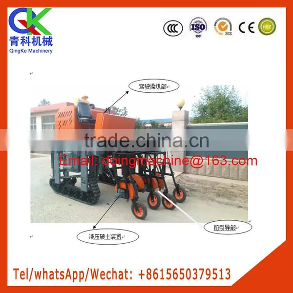 A Tractor Serves Several Purposes Green Chinese Onion Harvester photo-3