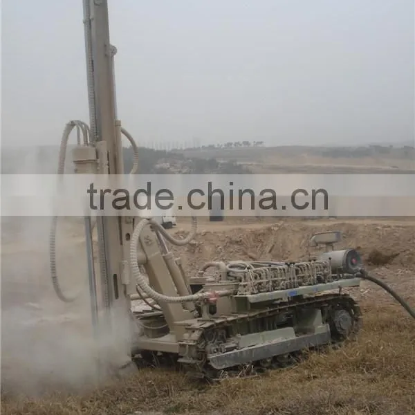 High Air Pressure Crawler Hydraulic Drilling Rig D100YA2 For Depth 30 Meters photo-4