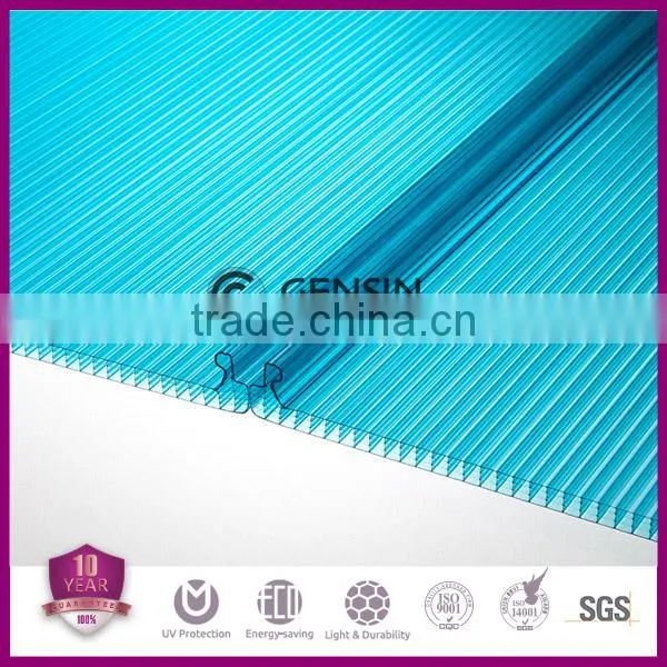 100% Waterproof Polycarbonate Sheet/U Lock Polycarbonate Profile Sheet for Carport Roofing photo-4