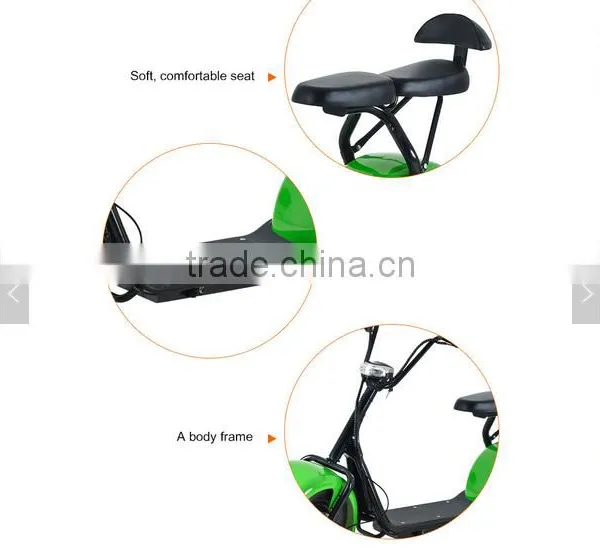 Leadway 60v 800w Harley Electric Scooter E-scooter Citycoco With Handle Bar(L16-08a) photo-5