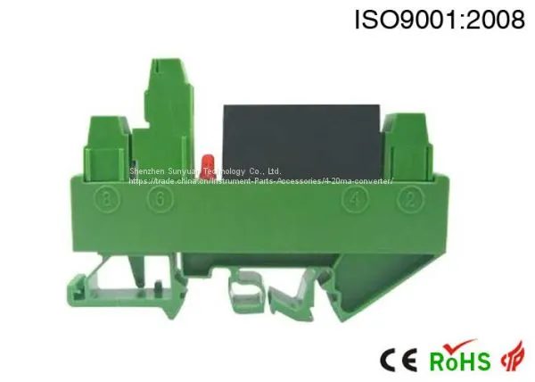 DIN Rail 0-5V/0-10V/4-20mA/0-20mA Current Voltage (I/V, I/I, V/I, V/V) Signal Isolation Transmitter photo-2