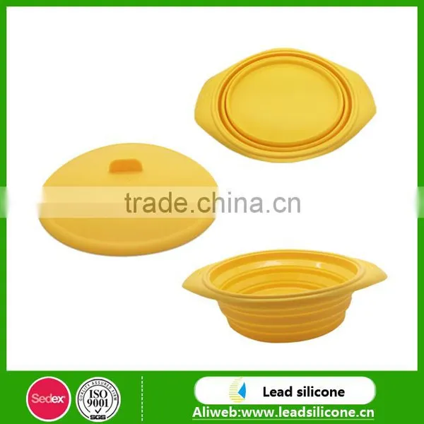 Multi-function Kitchen Silicone Breparation Bowls, Food Preparation Bowls, Folding Kitchen Preparation Silicone Bowls photo-5