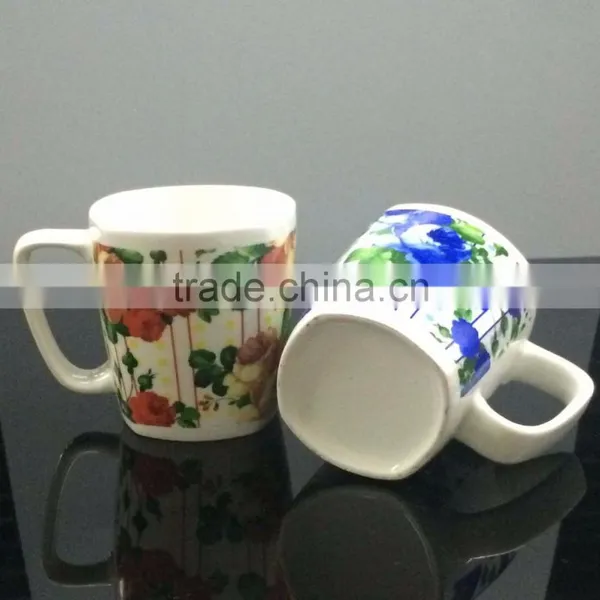 Square Porcelain Coffee Mug With Printing photo-6