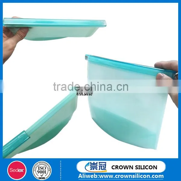 Free Sample!!!Silicone Fresh Vacuum/Kitchen Storage Bag/Food Container For Food photo-5