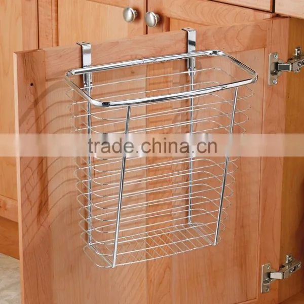 China Rectangle Metal Wire Hanging Towel Basket Over the Cabinet Basket photo-4