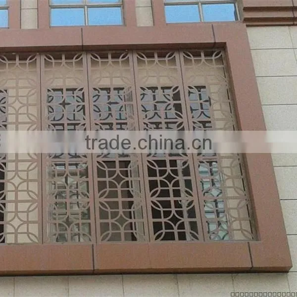 Architectural Laser Cut Curtain Walls Aluminum Perforated Facade Panle photo-6