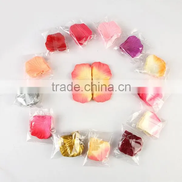 Colorful Rose Petal Table and Wedding Decoration photo-6