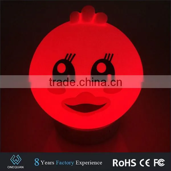 2017 New Small Lovely Duck Shape Bluetooth Speaker With Flashing Light photo-2