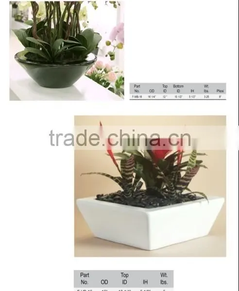 Fiberglass Flowers Pot Balcony Flower Pots