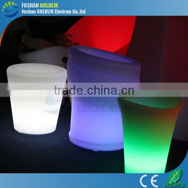 2014 Hot Sale Plastic Bucket for Ice Cream With 16 Changing Colors GKP-022RT photo-3