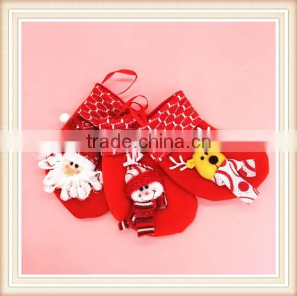 12pcs Christmas Stockings Ornament Hangeing Socks Xmas Tree Decoration Gift Bags photo-2