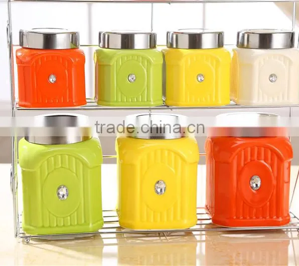 Kitchen Ceramic Canister Set photo-3