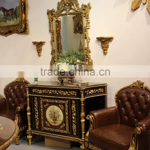 Interior Solid Wood Decorative Vanity Cabinet photo-3