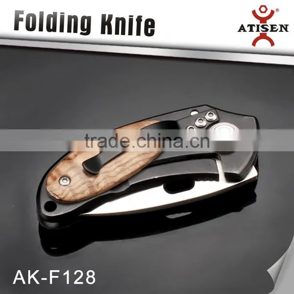 Top Quality Pocket Knife 3Cr13 Blade Wood Handle Camping Folding Knife photo-3