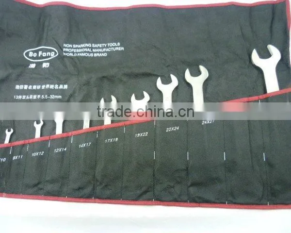 8*10 10*12 12*14 14*17 17*19 19*22 ....30*32mm Double Open End Wrench 9pcs D/E Open Spanner Open Jaw Spanner photo-2