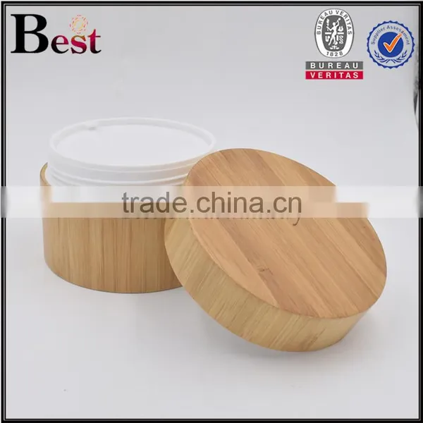 200g Face Cream Jar Container Wooden Make up Jar Container With Logo Engrave photo-2