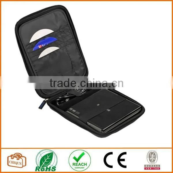 Black EVA Travel Hard Case Cover Sleeve for External USB DVD CD Blu-Ray Rewriter / Writer photo-3