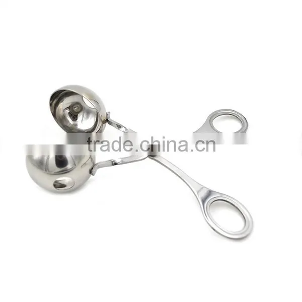 18/8 Scissor Ice Scream Tongs Stainless Steel Kitchen Tongs photo-3