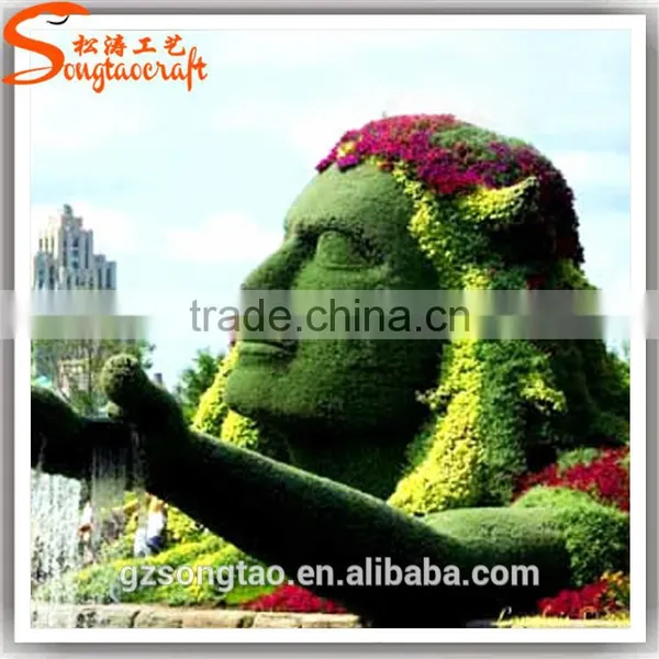 2016 Chinese Boxwood Hedge Artificial Landscape Topiary for Garden Decoration photo-6