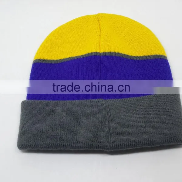 Custom 100% Acrylic Knit Beanie Hat , Knit Beanie photo-2