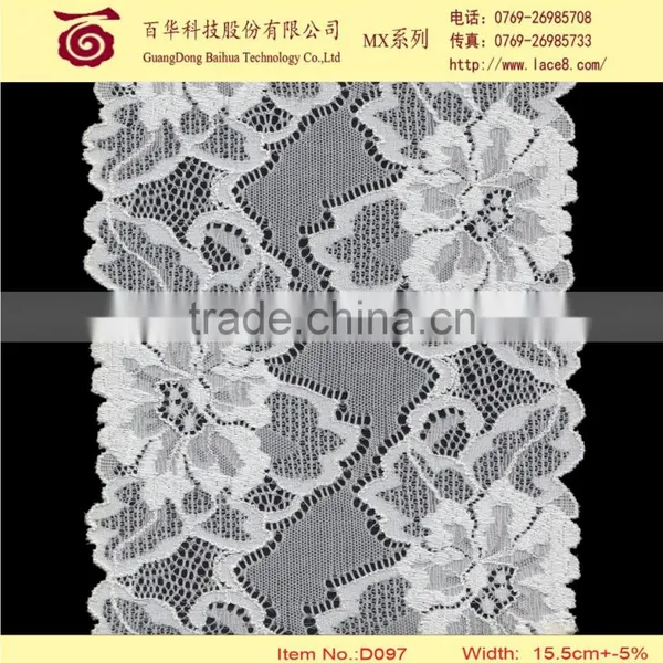 Geometric White Embroidery 100% Cotton Polish Lace Fabric Trimming for Dress, Blouse, Tops photo-3
