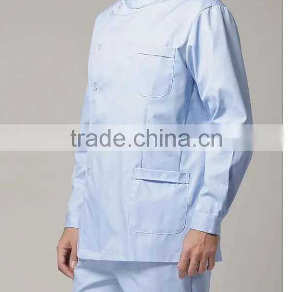 2017 ZX High Quality 100% Cotton Poplin Men Nurse Clothes photo-5
